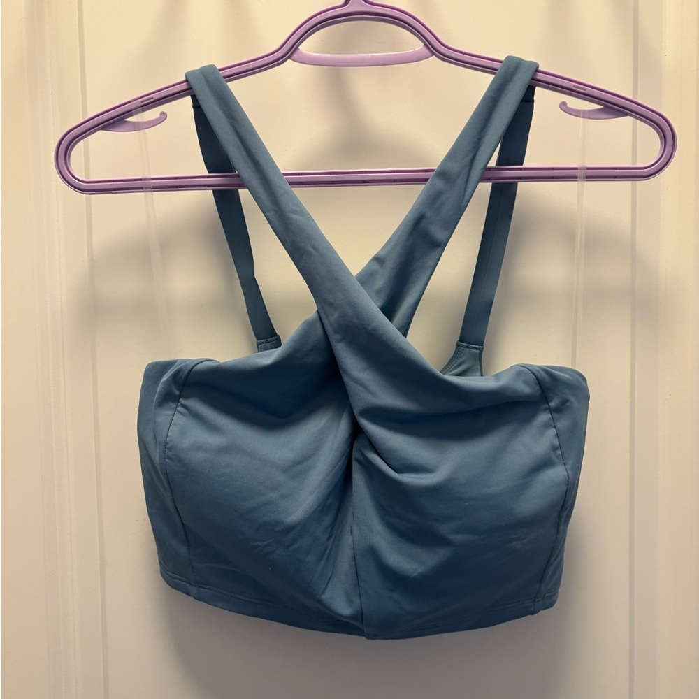 Athleta Women's Blue Swim Top